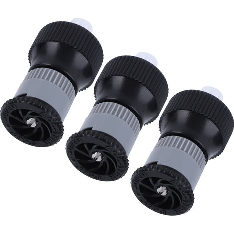 Lot de 3 buses d'arrosage enterrées rotatives à 360° avec filetage femelle G1/2, réglables, pour pelouse, jardin et jardinières. (1/5)