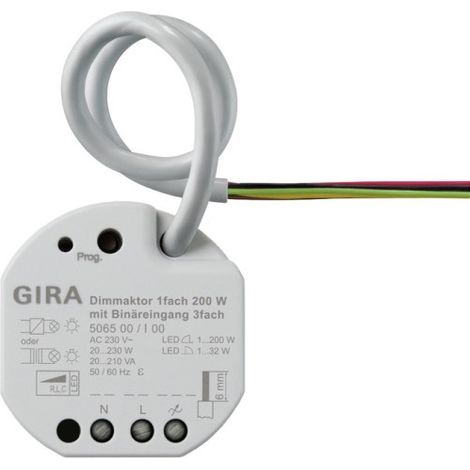 interrupteur variateur Gira 1-fach 200W knx sécurisé