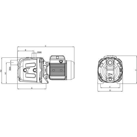POMPE 230V FONTE SERIE JET 0,44KW - RENSON - 818334