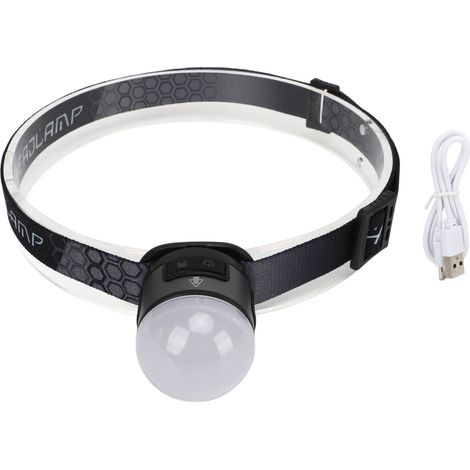 Lampe frontale XPG COB multifonction puissante, torche rechargeable IPX4 étanche, avec aimant et crochet pour extérieur (1/5)