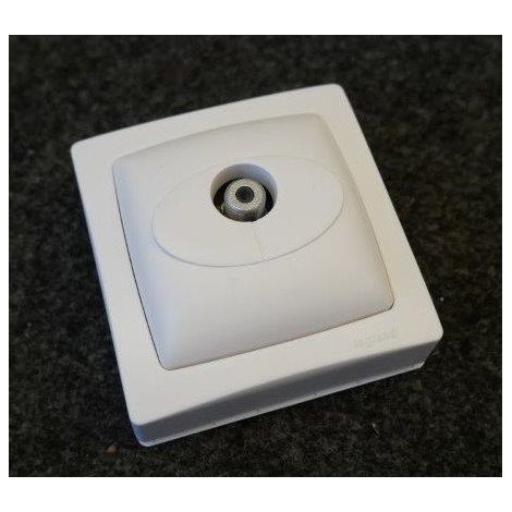 Prise télévision simple type F à visser Appareillage saillie complet blanc LEGRAND 086053