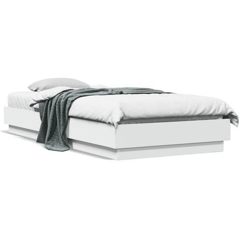 Maison Exclusive - Estructura de cama madera de ingeniería blanca (1/5)