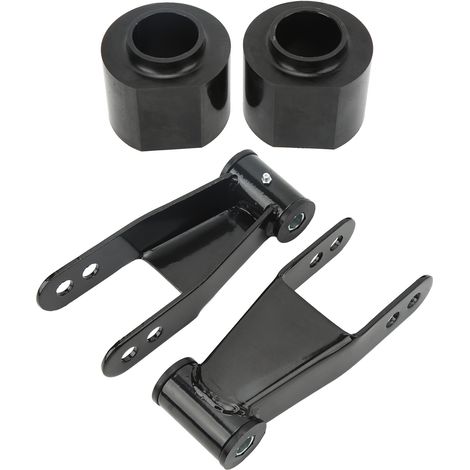 Kit de surélévation 3 pouces avant entretoises de ressort, 2 pouces arrière pattes de fixation, abaissement leveling, remplacement pour Jeep Cherokee XJ 1984-2001 (1/5)