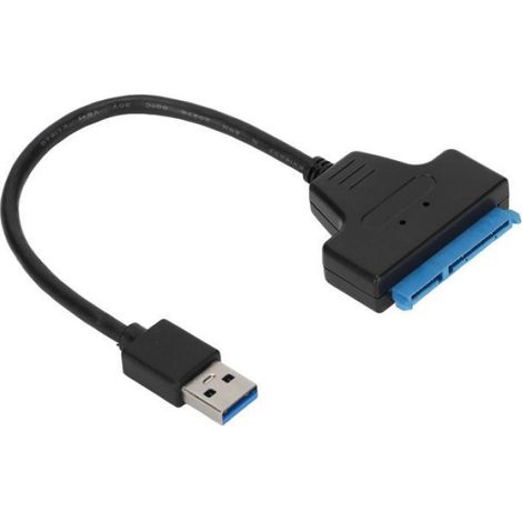 câble USB3.0 à SATA L'adaptateur USB3.0 à SATA prend en charge l'adaptateur de disque dur USP USB3.0 informatique boite (1/5)