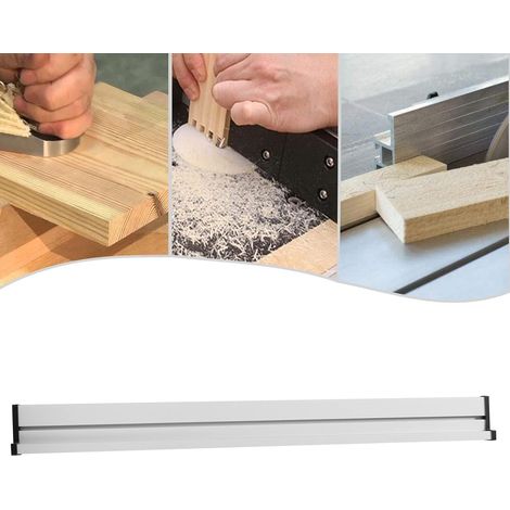 Rail en T - Rainure en T de 800 mm type 75 pour scie circulaire mini - Rail en aluminium alliage - Gabarit de rainure en T - Encoche en T - Piste de fente en T (1/5)