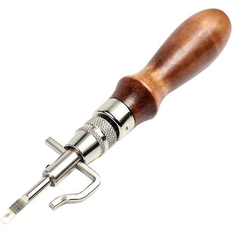 Outil de rainurage 5 en 1 pour percer et découper des trous, outil multifonction pour le cuir - FFY (1/3)