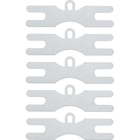 5 x Soportes de guardabarros para bicicleta, para guardabarros de 35-55 mm de ancho (1/5)