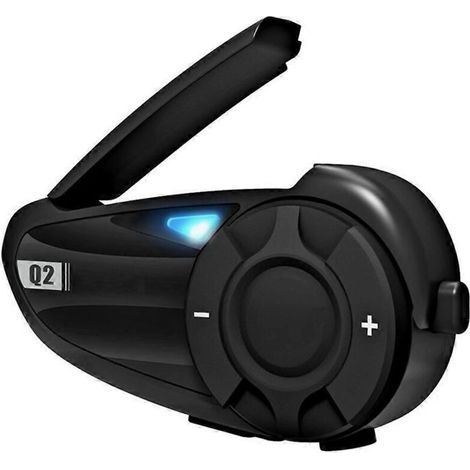 Intercom sans fil pour casque, étanche, appairage rapide, 2 interphones pour motards