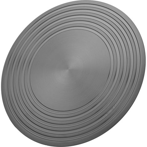 Diffuseur de chaleur antidérapant pour cuisinière à gaz avec lève-plateau, plaque de dissipation de chaleur en aluminium finement poncée pour la cuisson, 24 cm / 5,5 pouces (1/5)