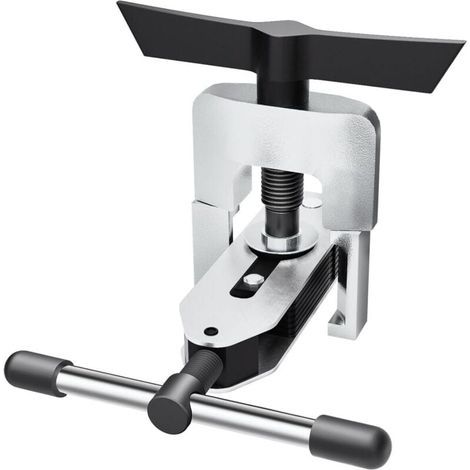 3/16-5/8 Zoll Messing-Kupfer-Aluminium-Rohr-Bördelwerkzeugsatz mit 45-Grad-SAE-Winkelkegel für HVAC-Gaskühlungs-Bremsleitung (1/4)