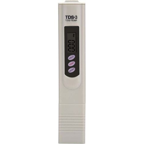 TDS-Tester, multifunktionales digitales Messgerät, professioneller Wasserqualitätstester, Reinheitstester 0-9990 ppm, Bereichsmesser mit LCD-Bildschirm für Leitungswasser und Aquarien