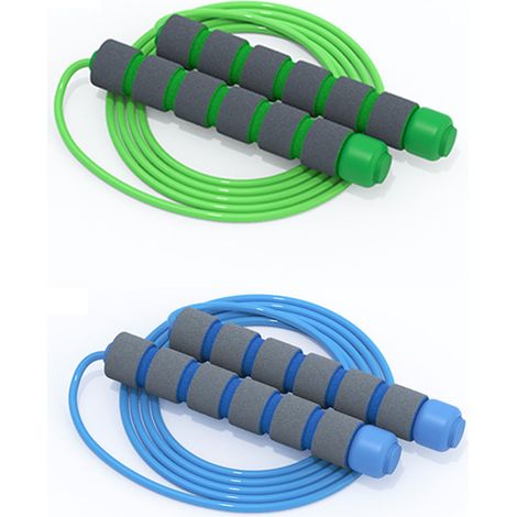 Corde à sauter ajustable avec poignée souple pour enfants – Activités sportives amusantes pour l'exercice (1/5)