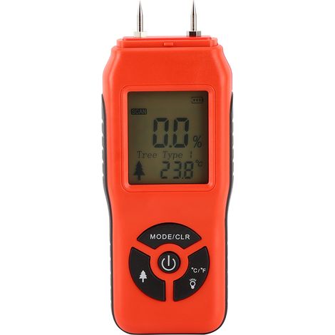 Testeur d'Humidité du Bois Numérique Portable avec Écran LCD - Appareil de Mesure d'Humidité Professionnel (1/5)