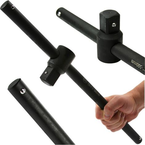 1'' T-förmiger Drehknopf, Schiebegriff für 500 mm lange Steckschlüssel, Cr-V (1/5)