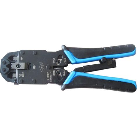 Pince à dénuder Outil de sertissage RJ45 de l'outil Network Telecom, pince de connecteur 8P, 10P, 6P, 4P (1/3)