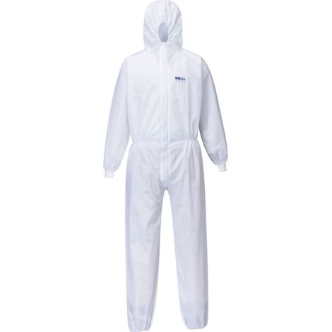 Portwest Biztex SMS Tipo 5-6 Tuta Bianco XL