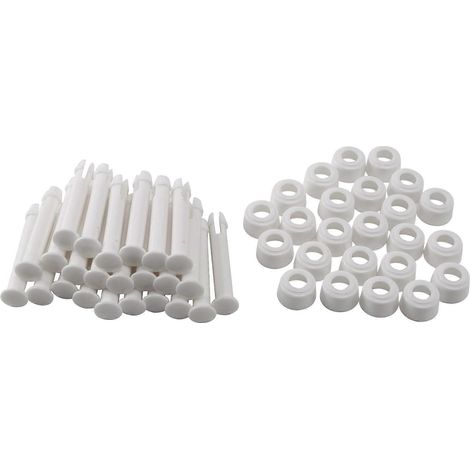 24 broches de connexion de piscine ABS, 6 cm/2,36 pouces avec capuchon d'étanchéité, pièces de rechange pour les modèles de piscine 28270-28273. (1/5)