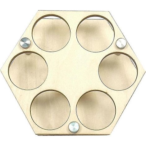 1 Ensemble de présentoirs pour tees de golf, étagère de présentation, porte-balles de golf, présentoir en bois alvéolé pour accessoires de softball. (1/5)