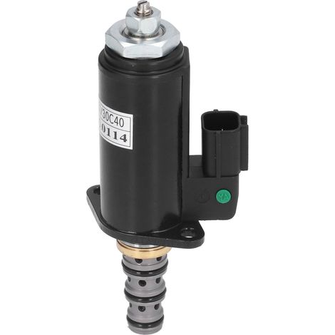 Électrovanne de pompe hydraulique Kobelco SK200-6/SK230-6 en aluminium YN35V00019F1 KDRDE5K-31 30C40-101 (1/5)