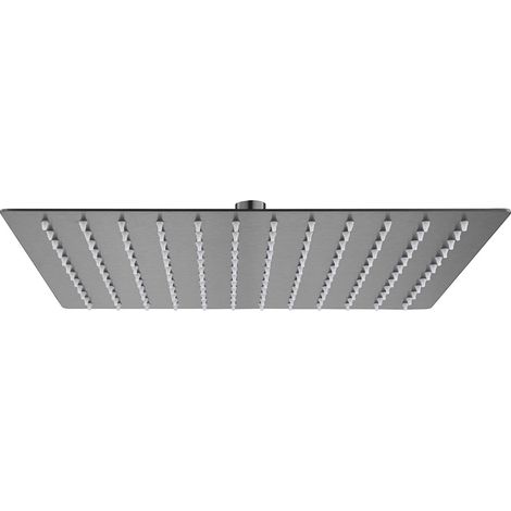 Aloni Regendusche Kopfbrause Quadrat grau gebürstet 30 x 30 cm Aloni Regendusche Kopfbrause Quadrat grau gebürstet 30 x 30 cm (1/3)