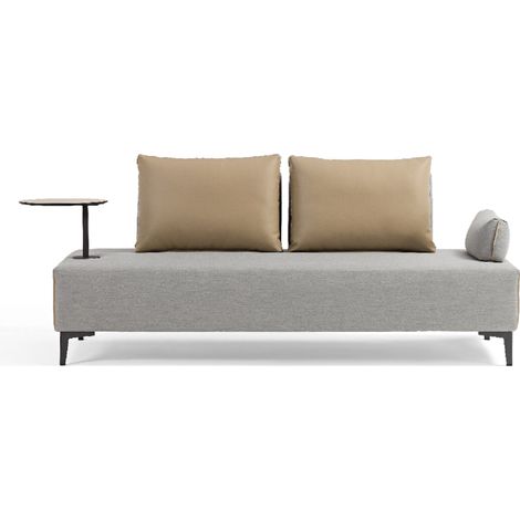 Inko Multifunktions-Sofa Lavacca light grey/caramell variables Loungesofa Outdoorsofa (1/5)