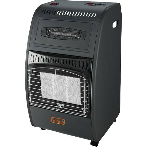 Stufa ventilata combinata Gas + Elettrica, con 5 Livelli di Potenza e Termostato Integrato (1/2)