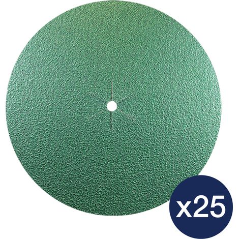 Disque abrasif en céramique mix Bona 8600 - Abrasif bois - Disque Poncage - Disques Abrasifs pour Ponceuse - 150 mm - grain 50 - pack de 25