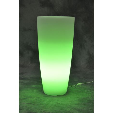 VASO HOME LIGHT TONDO D 33X70 CM GHIACCIO VERDE- 1,0 pz