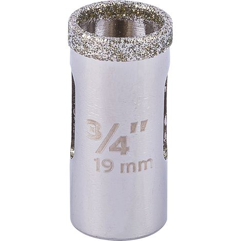 Corona diamante con borde continuo - Ø 19 mm