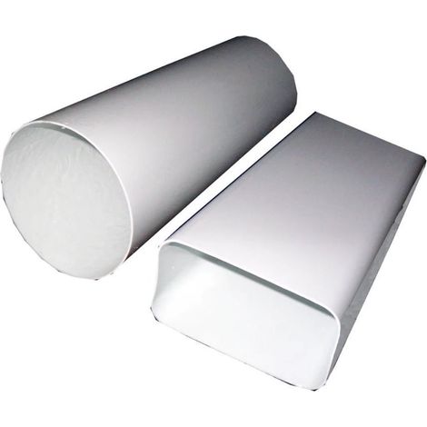 Tubo Rotondo in PVC Bianco Diametro 1,5 m Uscita Gas 100 mm 0605