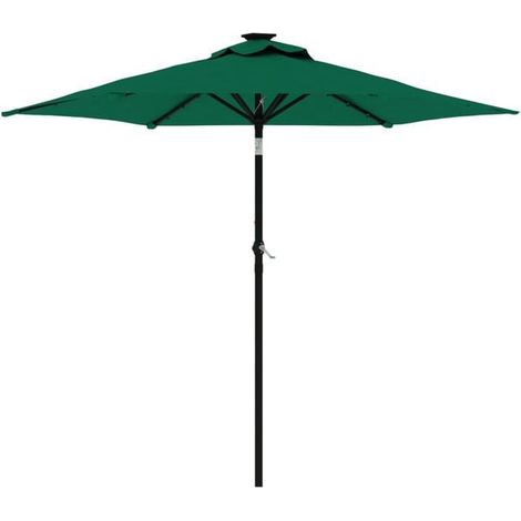 Paravent de jardin en acier vert, dimensions 225 x 225 x 212 cm (1/5)