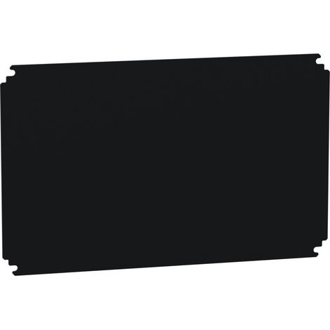 Spacial - châssis plein isolant - bakélite - pour coffret H=600xL=400mm - NSYMB64 (1/2)