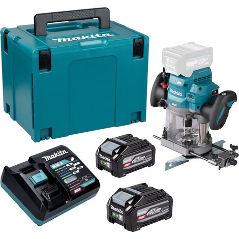 Makita RP 001 GZ Fresadora sin cable 40 V máx. 12 mm Sin escobillas Solo - sin batería, sin cargador (1/5)