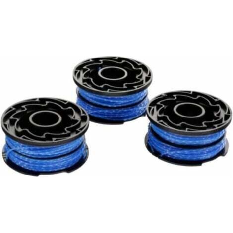 Bobines de Rechange Lot de 3 A6441X3-XJ Reflex Plus Black+Decker Fil 1,5mm 12m Compatible GL315 GL337 GL350 GL650 GL651 GL652 GL653(SB) GL655 GL656 GL687 GL680 GL5530(KIT) (1/4)
