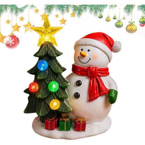 Figurine de Noël - décoration de bureau - sapin de Noël - figurine (1/5)