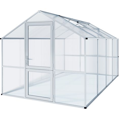 KGT Gewächshaus "Rose IV", pressblank, 10 m², 10 mm HKP