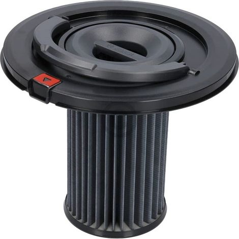 Filtre cylindrique pour aspirateur – Compatible Bosch – Type HEPA – Pour filtration efficace des poussières – Noir