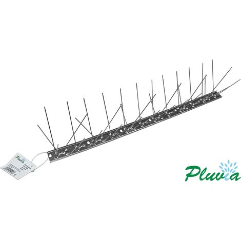 Pluvia spiedo anti-piccione base in metallo 50 cm 36 punte in acciaio inox