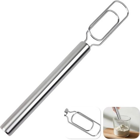 Tamiz danés para nieve，varilla para remover masa，batidora manual de 30 cm，mezclador de masa para mezclar y remover，utensilios para hornear pan (1/5)