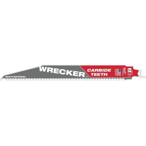 Hoja milwaukee WRECKER acero 230 mm carburo
