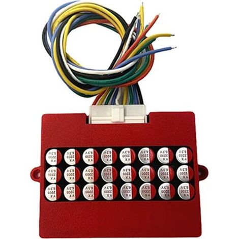 Ecualizador activo 8S 5A para baterías de fosfato de hierro y litio/polímero de litio/titanato de litio de 6 a 8 series de 5A, con carcasa ecualizadora para baterías de titanio y litio.