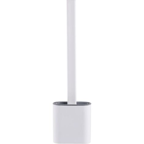 Toilet Brush, Silicone Toilet Brush, Antibacterial Quick-Drying Silicone Toilet Brush, Long-Handled Toilet Brush (1/5)