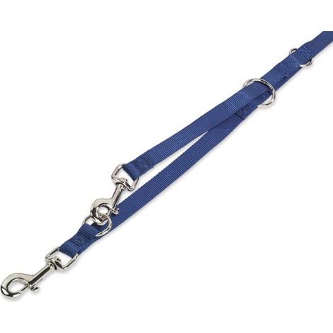 Nobby Hundeleine Führleine Classic 2 m x 2,5 cm blau Leinen