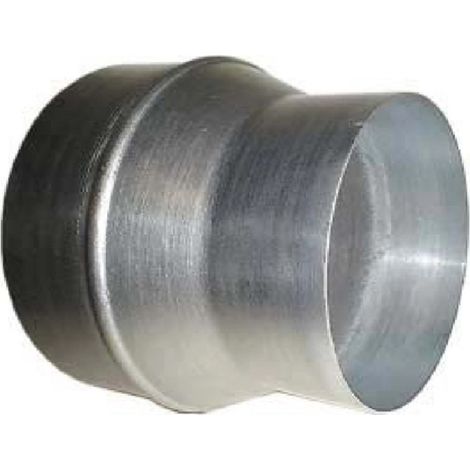 Réducteur de distribution d'air chaud en acier galvanisé 125-110 mm Conduits d'air (1/5)