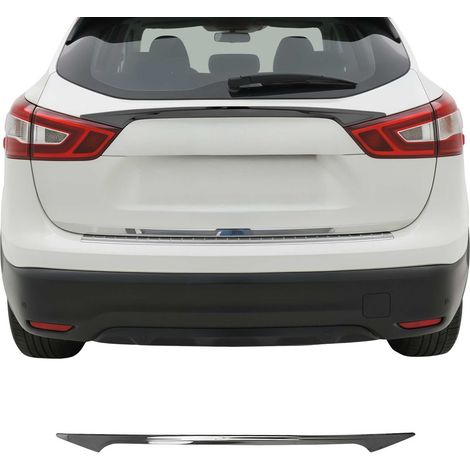 Poignée de Coffre Arrière pour Nissan Qashqai 2014-2021 acier inox foncé