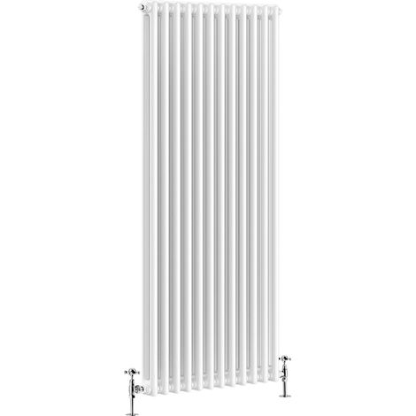 Warmehaus Traditional Double White Tall Radiator 1800 x 560mm (1/5)
