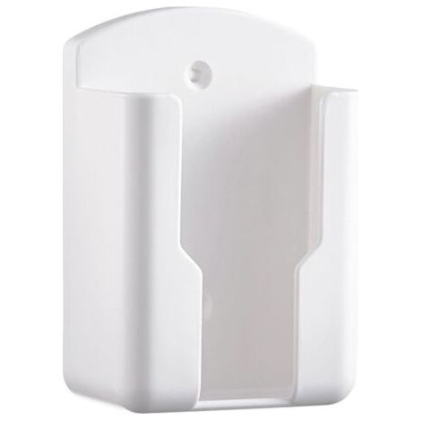 Lot de 2 supports muraux de télécommande pour téléviseurs et systèmes de climatisation, sans perçage,Blanc (1/3)