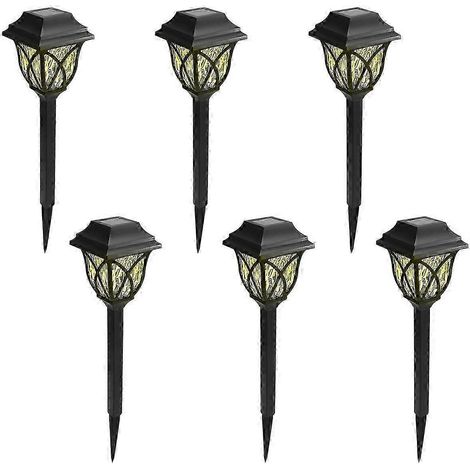 Lampes solaires de jardin rétro antiques, éclairage de jardin extérieur 2025 (1/5)