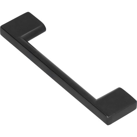 Schwarzer Türgriff aus Zinklegierung für Schranktüren, Kleiderschrank, Möbel, Zuhause, 126 mm (1/5)
