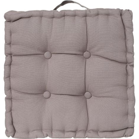 Coussin de Sol "Dorian" 40x40cm Gris